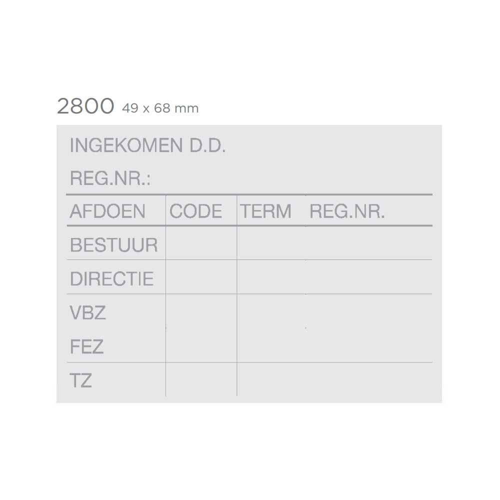 2800 bélyegzőgumi minta