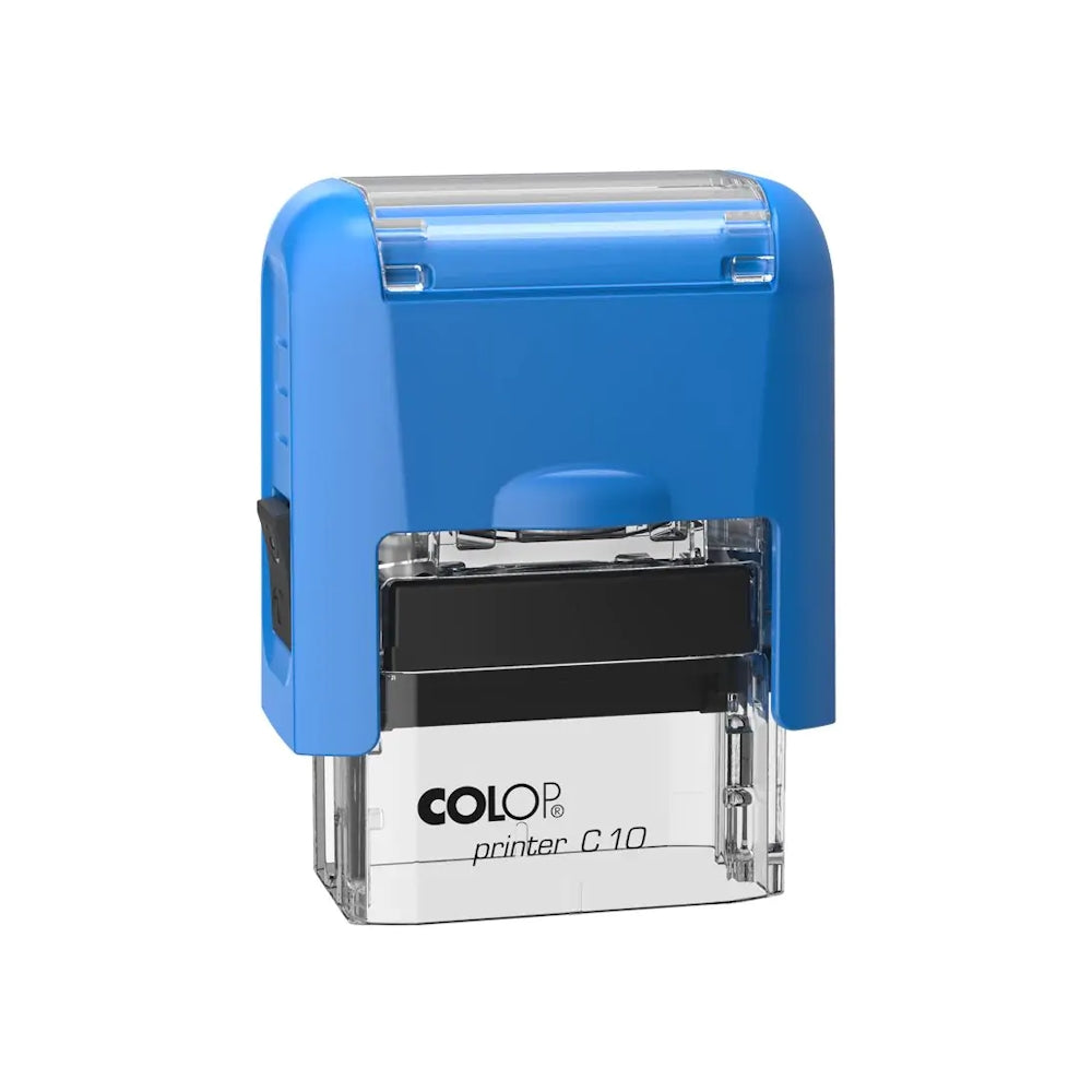 Printer C10 bélyegző kék színben
