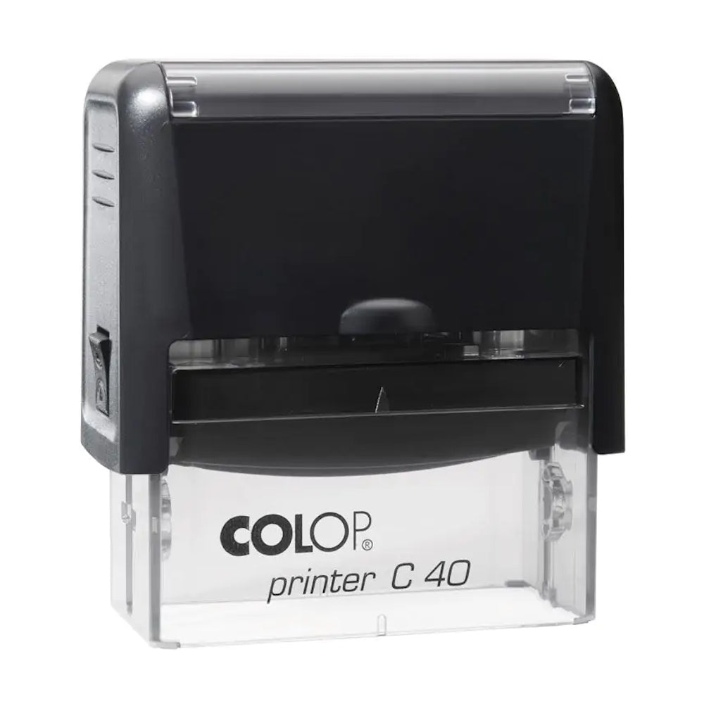 Printer C40 bélyegző fekete színben