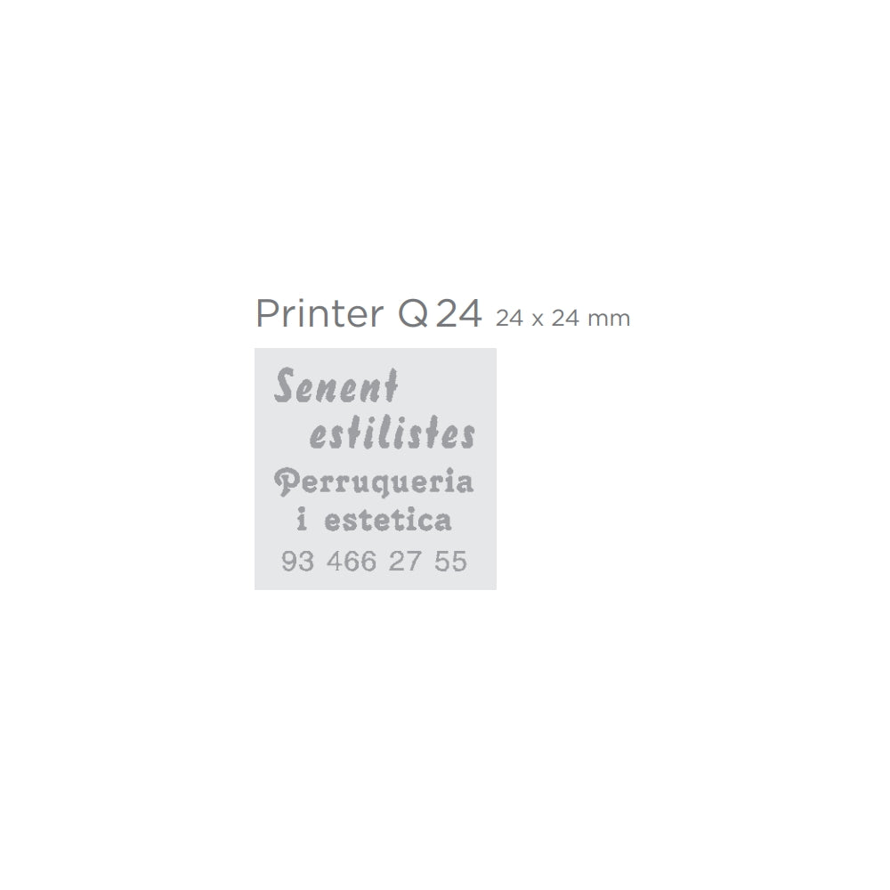 Q24 bélyegzőgumi minta