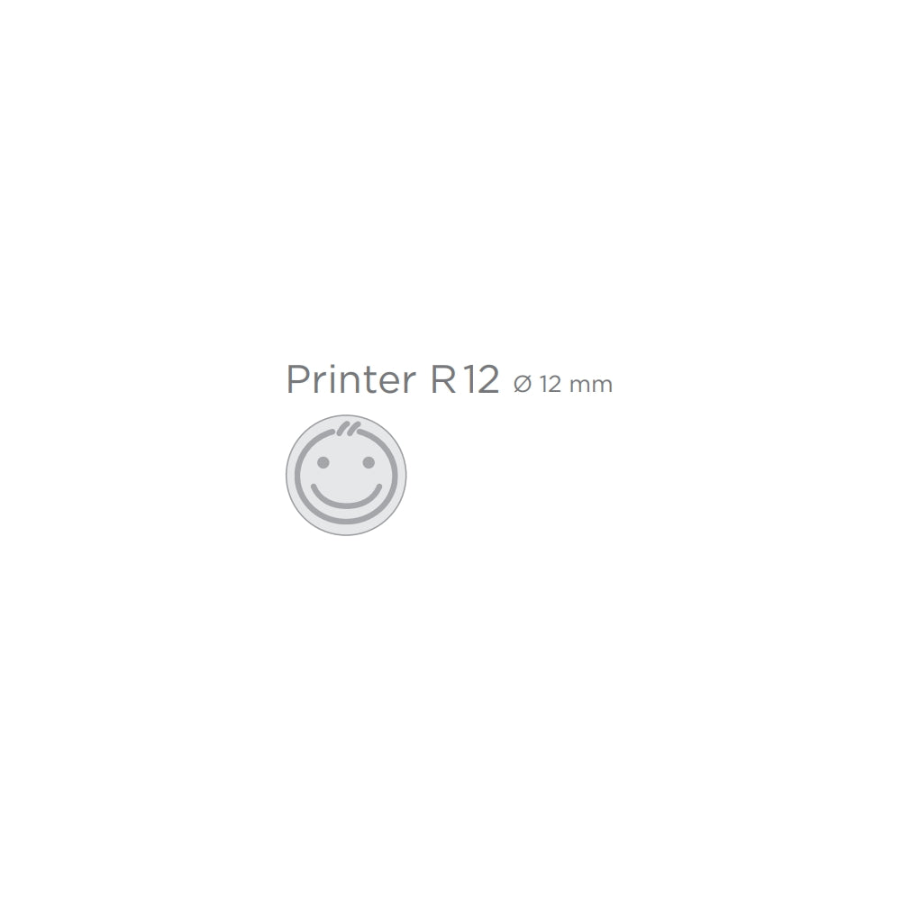 Printer R 12 bélyegzőgumi minta