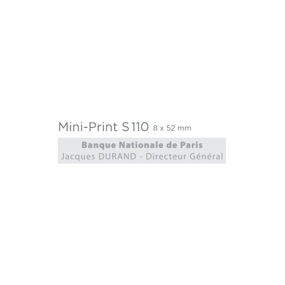 Mini S110 - 25 bélyegzőgumi minta