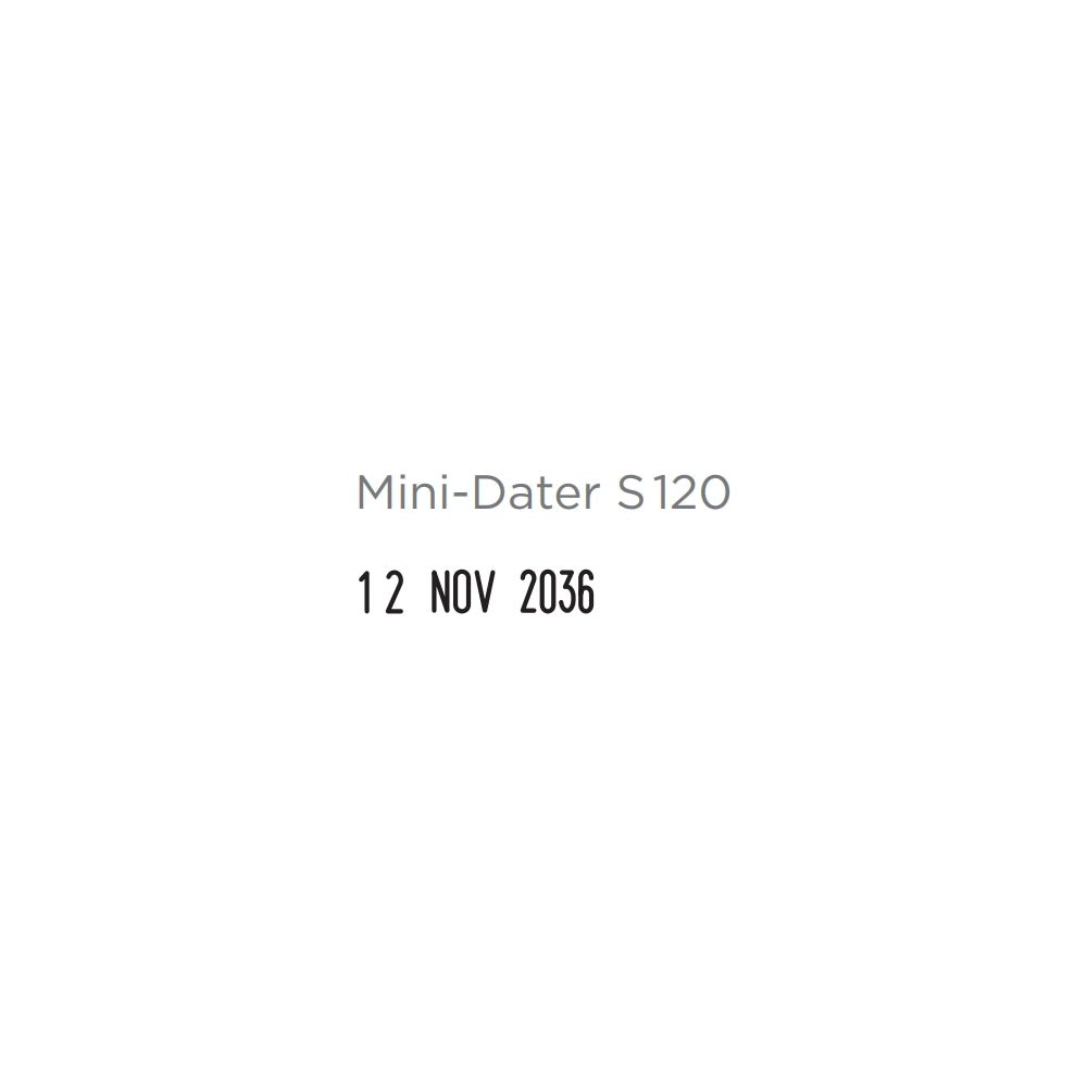 S120 bélyegzőgumi lenyomat minta